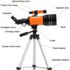 DCYEQRQ Telescopes Equatorial Refractor 150X Telescope Portable Travel Telescope with Tripod for Outdoor Star Observation view 2