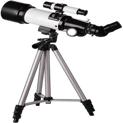DCYEQRQ Telescopes 100mm Travel Refractor Telescope with Adjustable,with Mobile Phone Holder,Heaven and Earth Dual Purpose Telescope