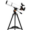 DCYEQRQ Telescopes 80mm Travel Refractor Telescope with Adjustable Tripod, Smartphone Adapter, for Star Watching view 1