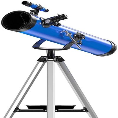 DCYEQRQ Portable Beginner Astronomy Telescope for Kids & Adults with Adjustable Tripod,All Metal Bracket,114mm Large Diameter,Travel Astronomy Telescope