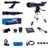 DCYEQRQ Telescope for Kids Beginners, 70mm Aperture Astronomy Refractor Monocular Telescopes, with Adjustable Tripod, Moon Filter and Carry Bag view 4