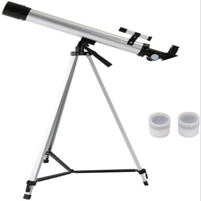 Telescope Astronomical Telescope,100X Zoom Telescope,600x50mm Refractive Space Astronomical Telescope,Outdoor Monocular Travel Spotting Scope with Tripod,Telesc