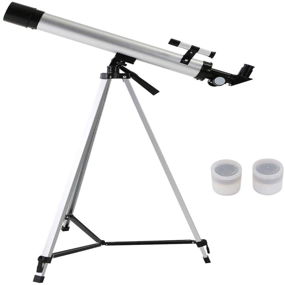 Telescope Astronomical Telescope,100X Zoom Telescope,600x50mm Refractive Space Astronomical Telescope,Outdoor Monocular Travel Spotting Scope with Tripod,Telesc