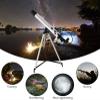 Telescope Astronomical Telescope,100X Zoom Telescope,600x50mm Refractive Space Astronomical Telescope,Outdoor Monocular Travel Spotting Scope with Tripod,Telesc view 3