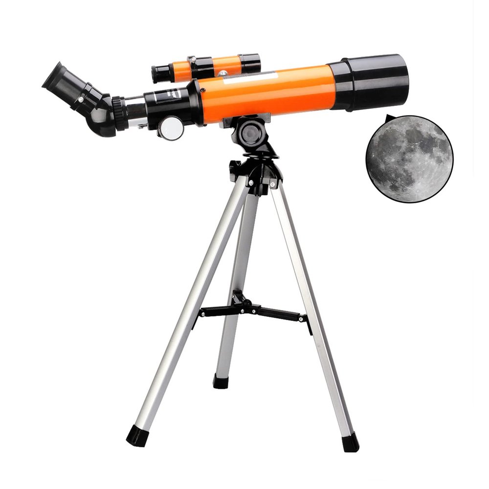 Refracting Telescope for s Beginners, Telescope, 50mm Aperture 360mm Focal Length Astronomical Telescope, Travel Telescope for Moon Viewing Bird Watching