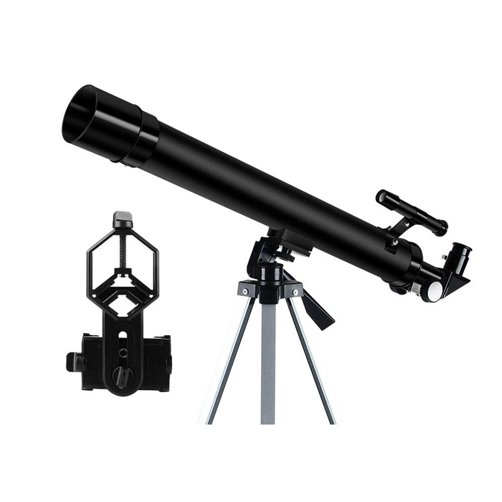 Telescope Astronomical Refractor Scope, Children's Telescope for Astronomy Beginners, Compact and Portable, Adjustable Height Stand, Travel Telescope