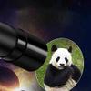 Telescope Astronomical Refractor Scope, Children's Telescope for Astronomy Beginners, Compact and Portable, Adjustable Height Stand, Travel Telescope view 2