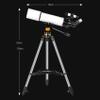 Telescope 80mm Astronomy Refractor Telescope,Children's Astronomical Monoscope Beginners Sky Monocular Travel Spotting Scope Home Decor Xmas Gift view 2