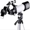 DCYEQRQ Telescope for Kids&Beginners,70mm Astronomy Refractor Telescope with Adjustable Tripod,Travel Telescope with Carry Bag, Phone Adapter and Wireless Remote,White (White A) (White A)