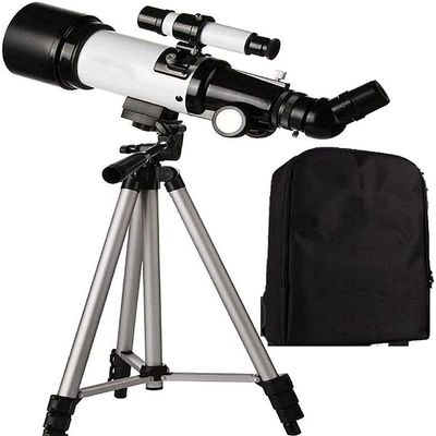 DCYEQRQ Refracting Telescope,50-100mm Caliber,Portable Travel Telescope,telescopes for Astronomy Beginners,Kids Telescope with Tripod and Backpack (A+Photo Frame A) (A+Photo Frame A) (A A)