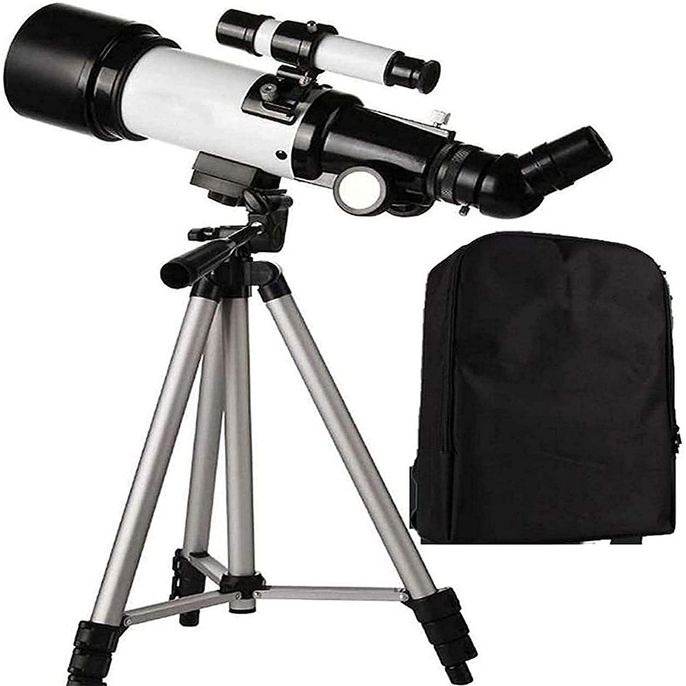 DCYEQRQ Refracting Telescope,50-100mm Caliber,Portable Travel Telescope,telescopes for Astronomy Beginners,Kids Telescope with Tripod and Backpack (A+Photo Frame A) (A+Photo Frame A) (A A)