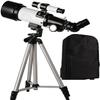 DCYEQRQ Refracting Telescope,50-100mm Caliber,Portable Travel Telescope,telescopes for Astronomy Beginners,Kids Telescope with Tripod and Backpack (A+Photo Frame A) (A+Photo Frame A) (A A) view 1