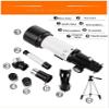 DCYEQRQ Refracting Telescope,50-100mm Caliber,Portable Travel Telescope,telescopes for Astronomy Beginners,Kids Telescope with Tripod and Backpack (A+Photo Frame A) (A+Photo Frame A) (A A) view 3