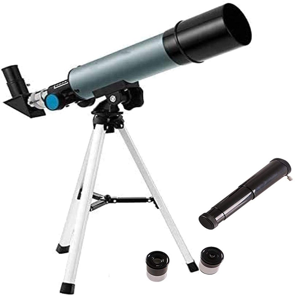DCYEQRQ Telescope Gift Children Astronomical Telescope for Astronomy Beginners,360X50mm Tube Optical Refractor Telescopes for s Beginner Outdoor Monocular Spotting
