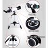DCYEQRQ Astronomical Telescope,Telescopes for Kids Beginners,Adult 80mm Astronomy Refractor Telescope,with Adjustable Tripod,Eyepiece K25/K9mm view 3