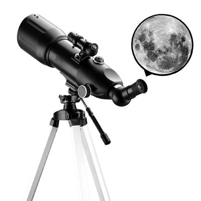 Astronomical Telescope for s Beginers, 400X80mm Outdoor Sky Space Monocular Astronomical Telescope with Tripod