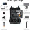 AMAZEAR Hard Case for DJI Osmo Action 5 Pro,DJI Action5 Pro Accessories Premium Compact Hard Shell Carrying Bag Waterproof Protective Case Portable for Travel, Compatible with Action 3 Action 4 view 2