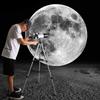 DCYEQRQ Telescope for Adults,70Mm Telescope for Beginners and Kids,Refractor for Viewing Moon Stargazing Outdoor Activities Tripod and Smartphone Mount view 2