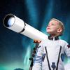 DCYEQRQ Refractor Telescopes,700/70mm Telescope for Beginners,Adult Professional Astronomy Travel Telescope,with Tripod+Finder Scope+Travel Backpack+2 eyepieces+3X Barlow Lens view 3