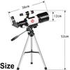 DCYEQRQ Telescope for Kids& Beginners, 70mm Aperture 300mm Astronomical Refractor Telescope, Tripod& Finder Scope- Portable Travel Telescope with Smartphone Adapter and Wireless Remote view 3