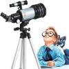 DCYEQRQ Telescope Gift Adult s telescopes for Astronomy,70mm Refractor Telescope with Tripod & Finder Scope,with Smartphone Adapter and Moon Filter view 2