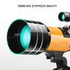 DCYEQRQ Telescopes Equatorial Refractor 150X Telescope Portable Travel Telescope with Tripod for Outdoor Star Observation view 3