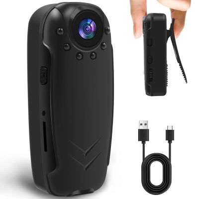 HKFUG Valentine's Day Mini Body Camera, 1080P HD Portable Video Recorder with Night Vision, Motion Detection 10HR Recording Pocket Body Cameras Worn Police Body cam for Personal Security, Outdoor