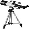 DCYEQRQ Astronomy Telescope for Kids Adults Beginners,Refractor Telescope,Portable Travel Telescope with an Adjustable Tripod and Smartphone Holder,Carry Bag (Package a A) (Package a A) (P view 1