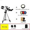 DCYEQRQ Astronomy Telescope for Kids Adults Beginners,Refractor Telescope,Portable Travel Telescope with an Adjustable Tripod and Smartphone Holder,Carry Bag (Package a A) (Package a A) (P view 3