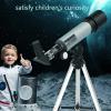 Telescope for Adults s Beginners, 50mm Aperture Astronomical Refractor Telescope, 2 Rotatable Eyepiece, Portable Telescope with Tripod view 4
