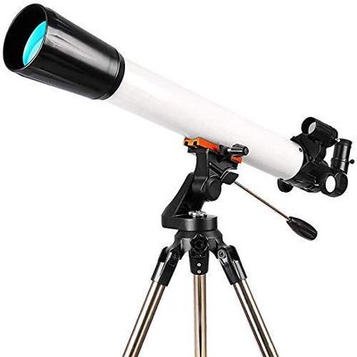 Astronomical Refractor Telescope, High Magnification Outdoor Professional Astronomical Telescope 270X Monocular Optical Refractor Design Portable Tripod