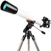 Astronomical Refractor Telescope, High Magnification Outdoor Professional Astronomical Telescope 270X Monocular Optical Refractor Design Portable Tripod view 1