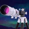 Telescope Getting Started Travel Outdoor Telescope,telescopes for Adults s,Astronomy Telescopes,700mm Focal Length Refractor with 10mm /20mm Eyepiece Tripod view 1