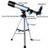 DCYEQRQ Astronomical Telescope,Profession Adult Refractor,Portable 50mm Refractor Telescope for Beginners and Kids,Eyepiece Sr4mm/h20mm,Focal Length: 360mm view 4