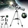Telescope Gift Telescope for Beginners 525X-35X,76mm Refractor Telescope for Astronomy Adult,Starter Scope Refractor Telescopes,with Tripod+Finder Scope+2Exten view 1
