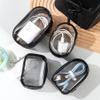 DirectNine Basics Charging Cable Storage Bag, Transparent Mobile Phone Charger Organizer, Waterproof Cable Storage Case, Portable Electronic Cord Organizer Travel Case (2pcs Mix) view 4