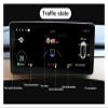10.25 Inch Car HUD LCD Dashboard Android System Digital Display Instrument Support CarplayCompatible for Tesla Model 3 Model Y(Bulit in carplay) view 3