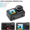 AMAZEAR Lens Screen Protector Comatible with DJI Osmo Action 5 Pro (2 Sets), Action5 Pro Accessories Tempered Glass Protector OLED Display, Ultra HD, 9H Hardness, Scratch Resistant, Bubble-Free view 3