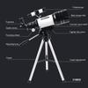 Astronomy Telescope for s Adults Beginners,70mm Aperture Astronomical Telescope Refractor Tripod Finder for Camping and Stargazing to Observe Moon and Planet in The Wild, view 4