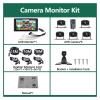 6CH Vehicle Smart ADAS BSD DVR System 10.1 Inch MP5 Touch Monitor With 6PCS HD AHD Camera H.265 Driving Assist Set For Truck Bus(64G) view 2