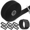 Angoily 1roll Cinch Strap Cord Organizer Buckles Hook and Storage Ties for Cables Reusable Clips for Organization view 1