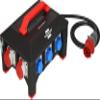 Brennenstuhl Professional Rubber Power Distributor BSV 5 / Power Distributor CEE Plug 32A (2 m Cable H07RN-F 5G6.0, 1xCEE 400V/32A, 2xCEE 400V/16A, 6X Earthing Contact 230V, Made in Germany) view 1
