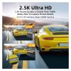 10.88" 2.5K Right Lens Dash Cam Video Drive Recorder Mirror Touch Screen Time-lapse Video Dual Lens 1080P Rear View Cams(Without Rear Camera,128G) view 4