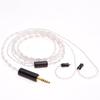 KTKTLCKX Crystal 4 Cores 6N OCC Headphones Upgrade Cable IPX Connector for UE Live UE6 Pro UE18+ (4.4mm Balanced, Silver Plated Cable) view 1