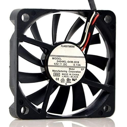 2404KL-04W-B39 DC 12V 0.13A 60X60X10MM 3-Wire Cooling Fan