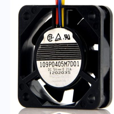 109P0405M7D01 DC 5V 0.21A 40X40X15MM 3-Wire Cooling Fan