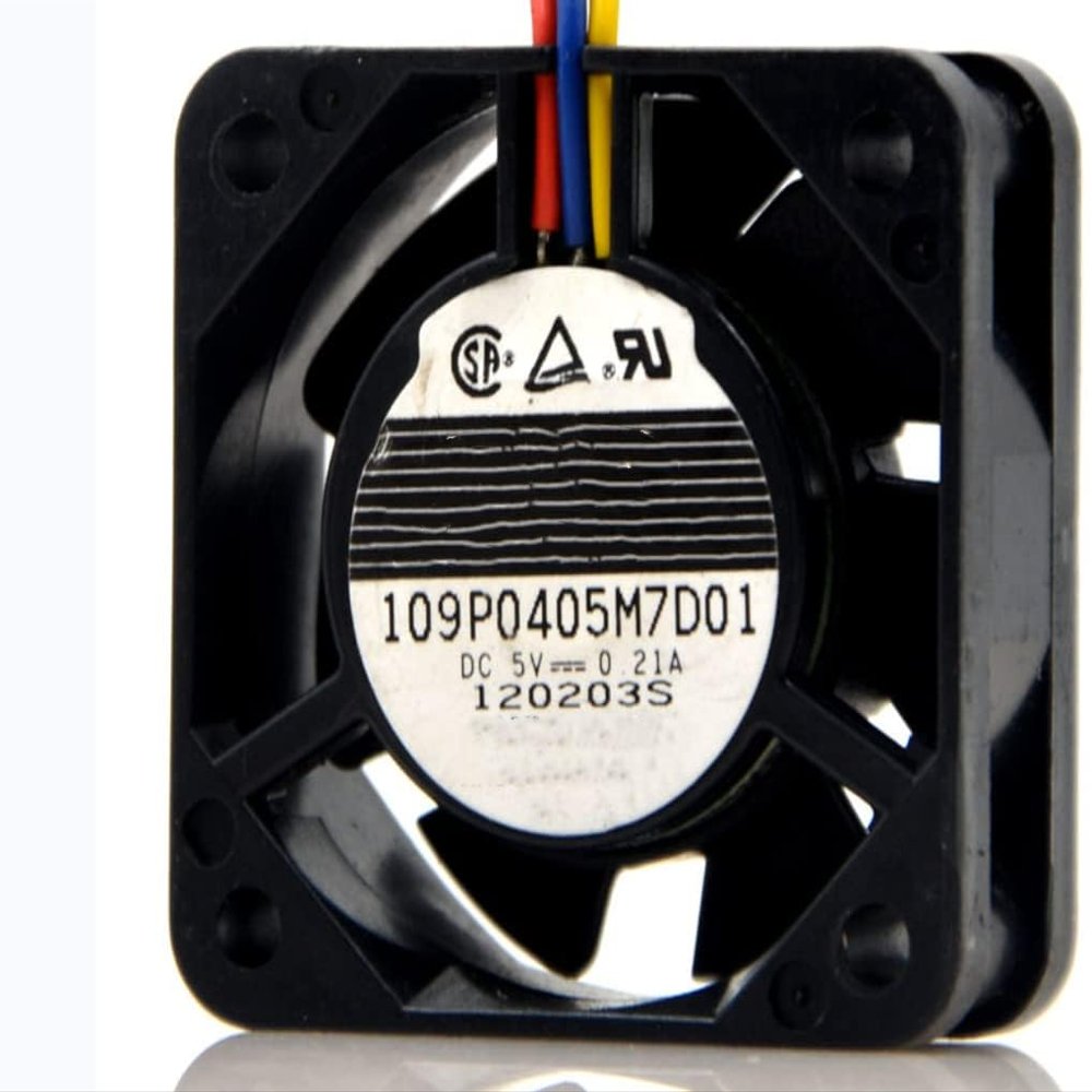 109P0405M7D01 DC 5V 0.21A 40X40X15MM 3-Wire Cooling Fan