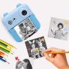 Instant Print Camera for Kids, 50MP 1080P HD Digital Video Camera, 16x Digital Zoom Digital Camera with 2.4 Inch HD Screen, Compact Instant Camera for Travel (Blue) view 3