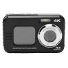4K Underwater Camera, 48MP 16X Zoom Autofocus Compact Dual Screen Digital Camera, 11ft Water Selfie Camera for Snorkeling Outdoor (Black) view 1