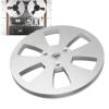 1/4 7 Inch Empty Tape Reel, Nab Aluminum Metal Reel, Aluminum Alloy Universal Empty Take Up Small Hub with 6 Hole for Reel to Reel Tape view 1